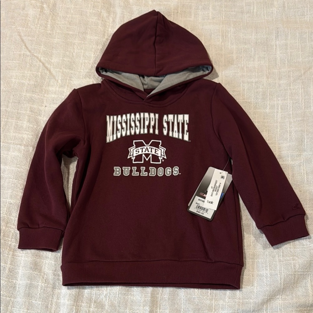 Colosseum Mississippi State Bulldogs Kids Hoodie - Burgundy